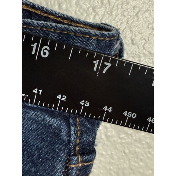 Old Navy Men's Loose Built In Tough Flex Jeans 36X32 Dark Denim *Actual 34X29.5 - Picture 6 of 8